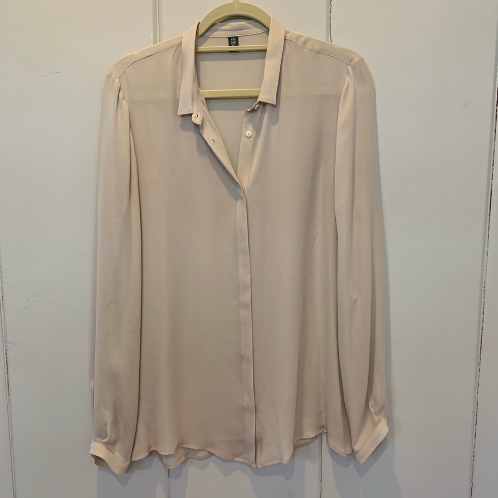 ELEVEN TY Sheer blouse